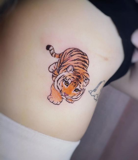 tattoo mini tuổi hổ cute