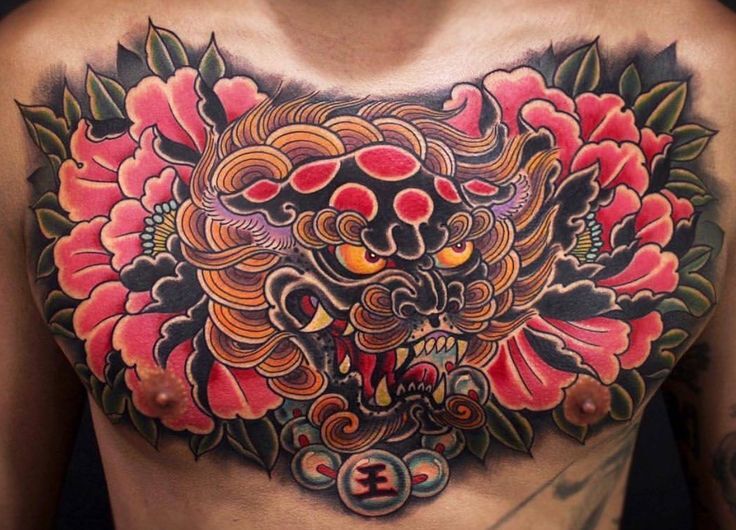 tạo ấn tượng khi tattoo full ngực