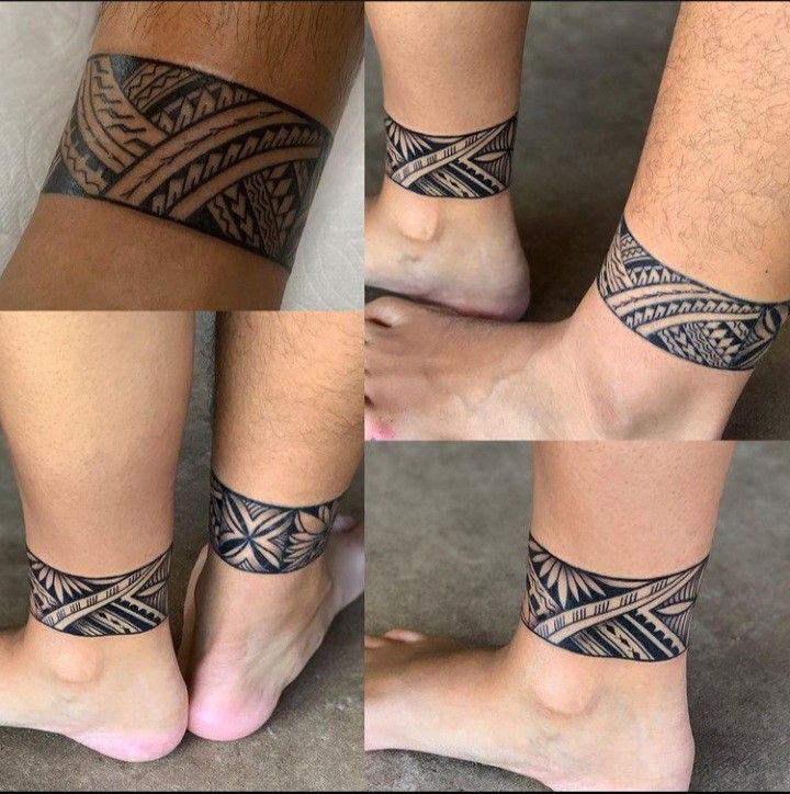 Tattoo phong cách cổ chân