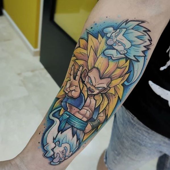 hình xăm nhân vật dragon ball cực chất