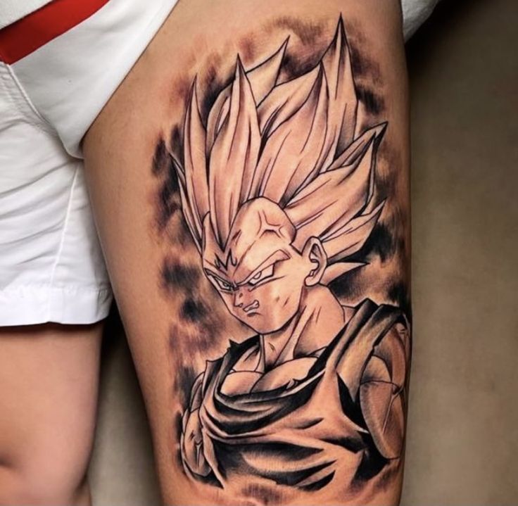 mẫu xăm nhân vật dragon ball