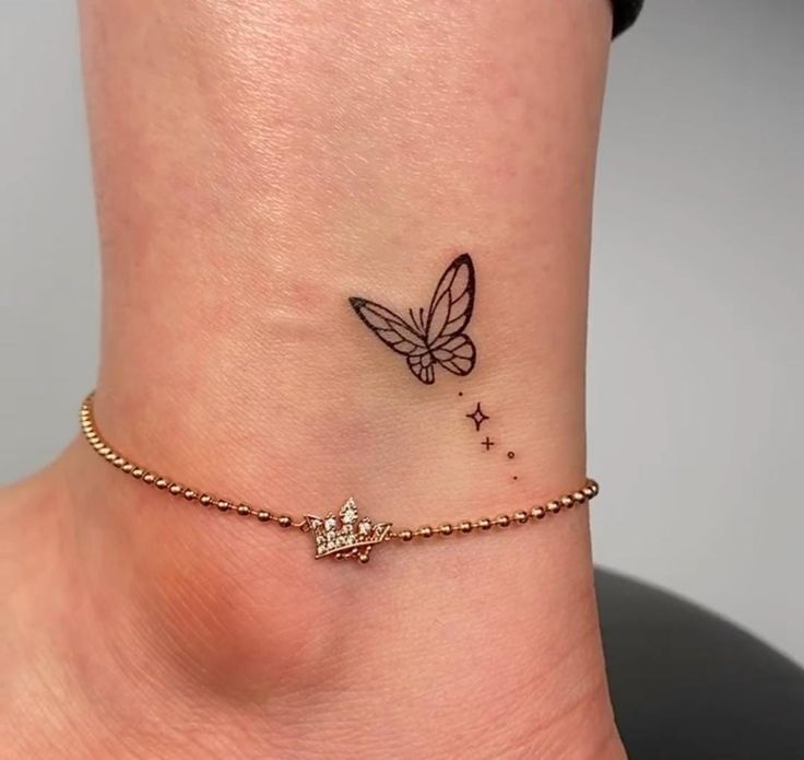 ý tưởng tattoo cho nữ ở mắt cá