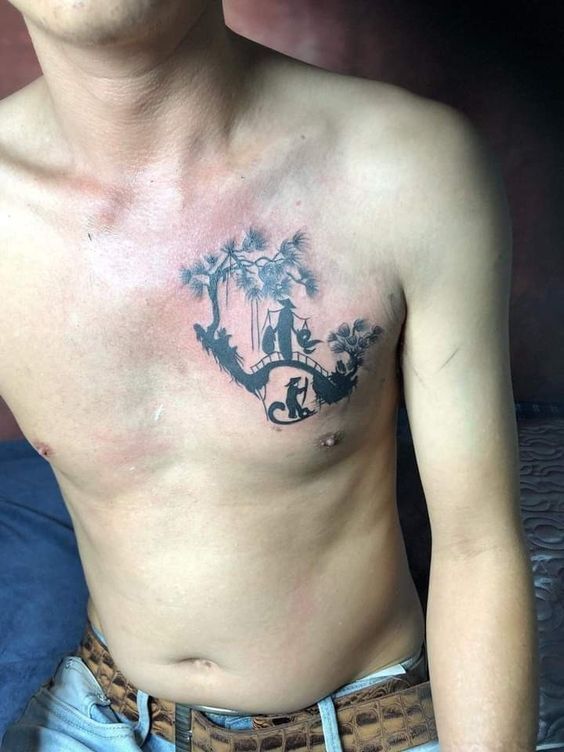 ý tưởng tattoo sáng tạo về hai đấng sinh thành