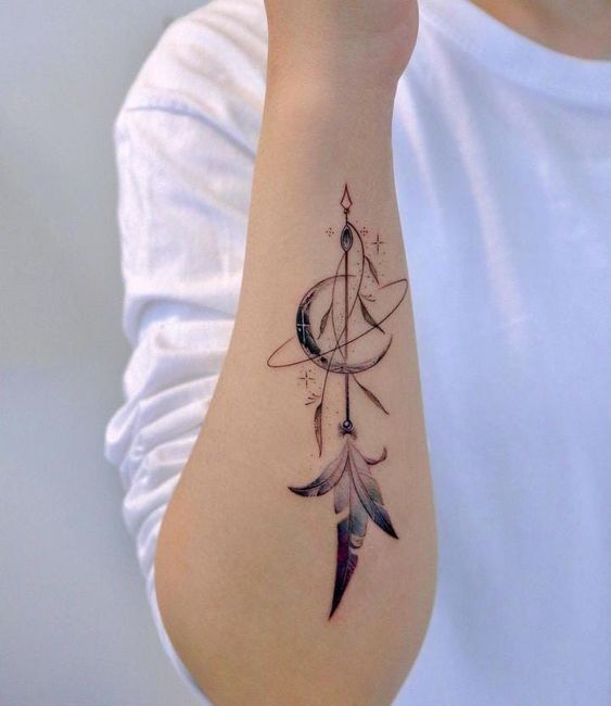 tattoo ở cánh tay mini cực chất