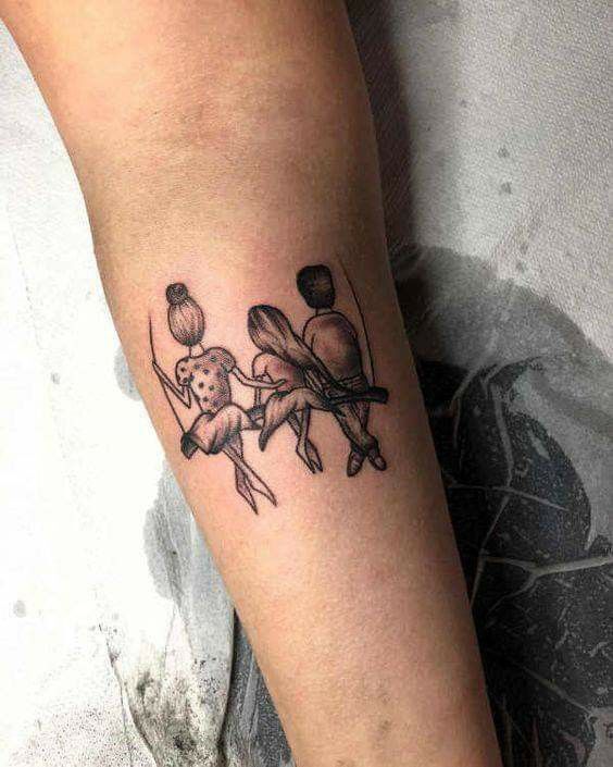 mẫu tattoo biểu tượng gia đình cực đẹp