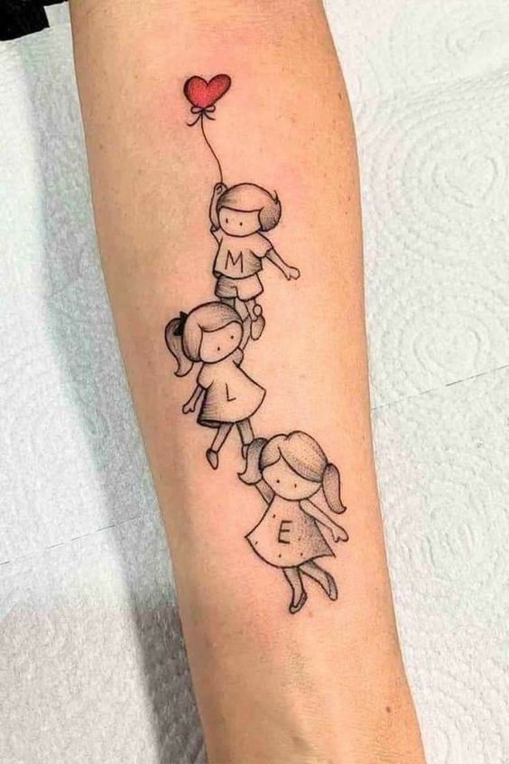 mẫu tattoo hình xăm gia đình cực đẹp