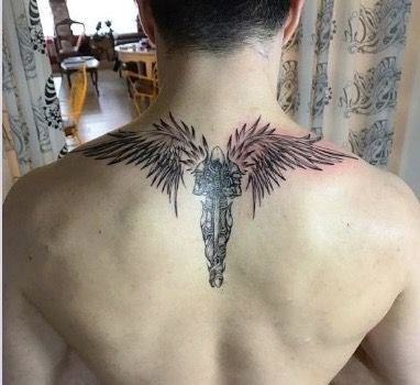 tatto binh sĩ và song cánh