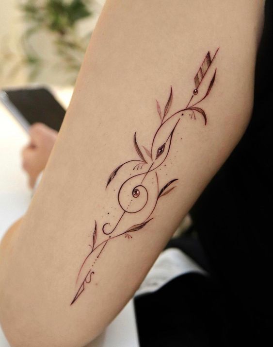 tattoo hình xăm ở cánh tay cực nghệ thuật