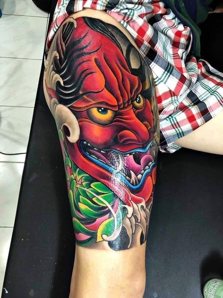 Tattoo sắc màu cho nam