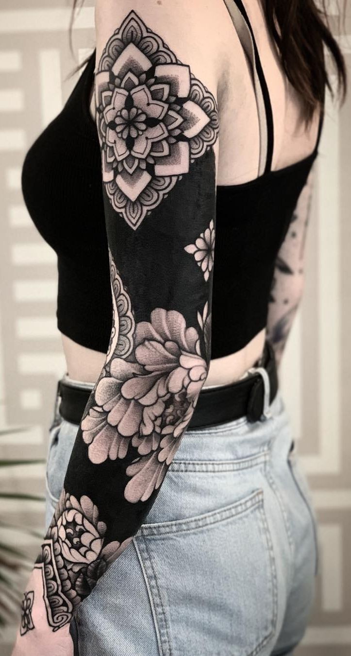 chiêm ngưỡng sự độc đáo của mẫu tattoo kín tay