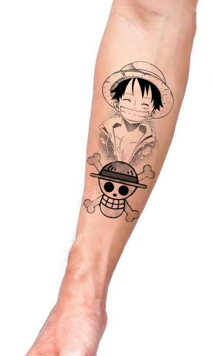 hình xăm luffy siêu hóm hỉnh