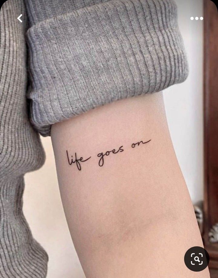 mẫu tattoo chữ ý nghĩa về cuộc sống