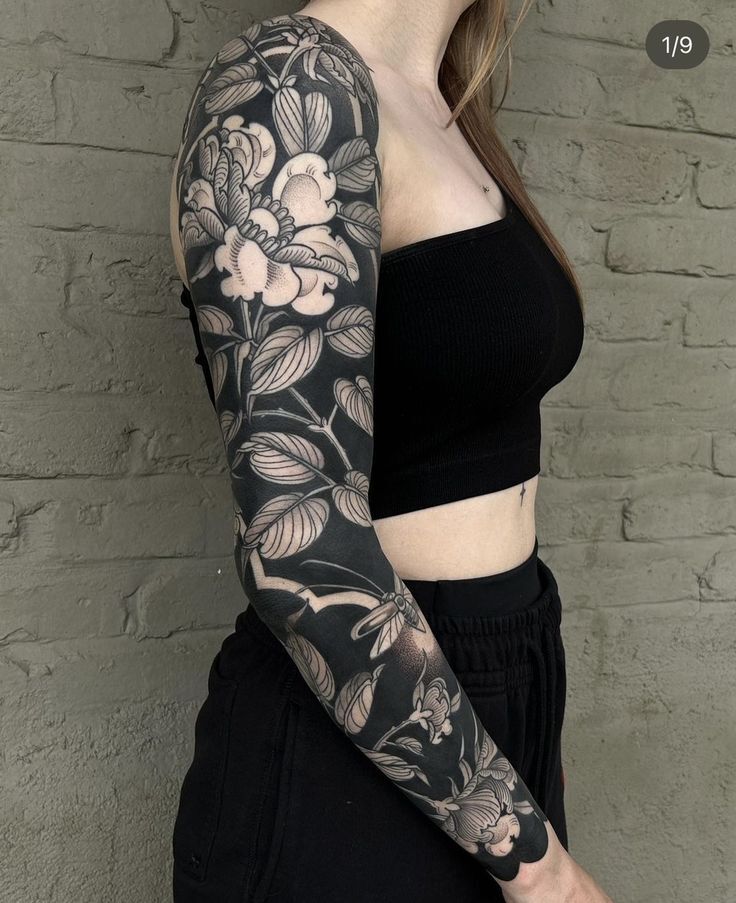 mẫu tattoo kín tay tạo nên một kiệt tác