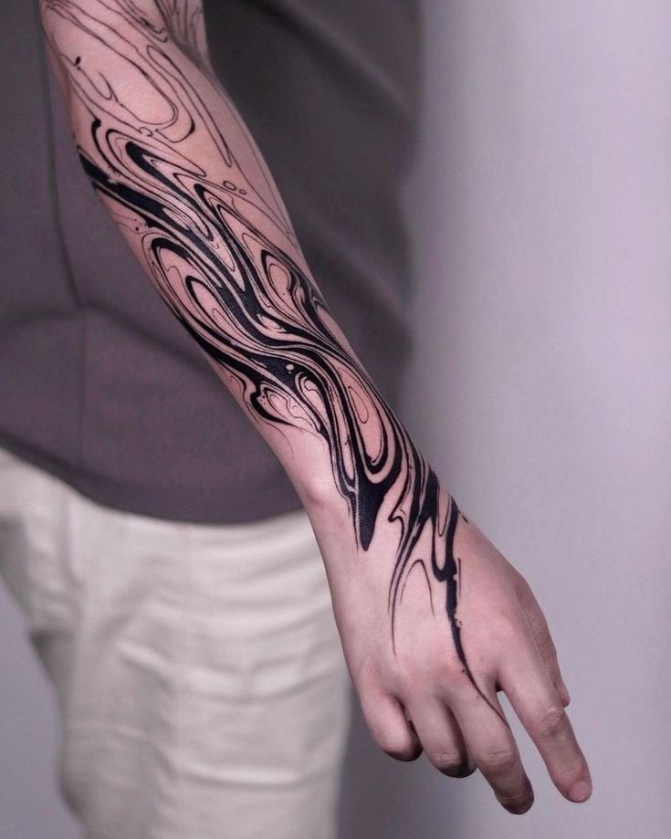 mẫu tattoo nửa tay phá cách