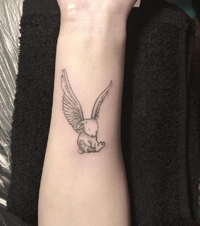 biến hóa loài thỏ với mẫu tattoo cực đẹp