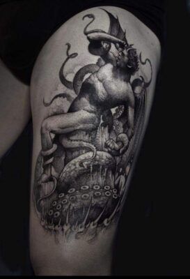 tattoo lucifer cực chất